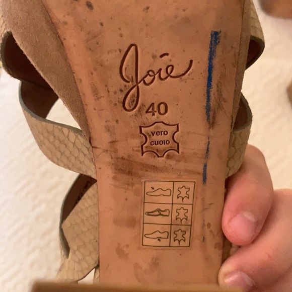 Joie Suede Platform Heels - Picture 3 of 5